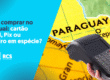 foto mostra imagem do paraguai no mapa